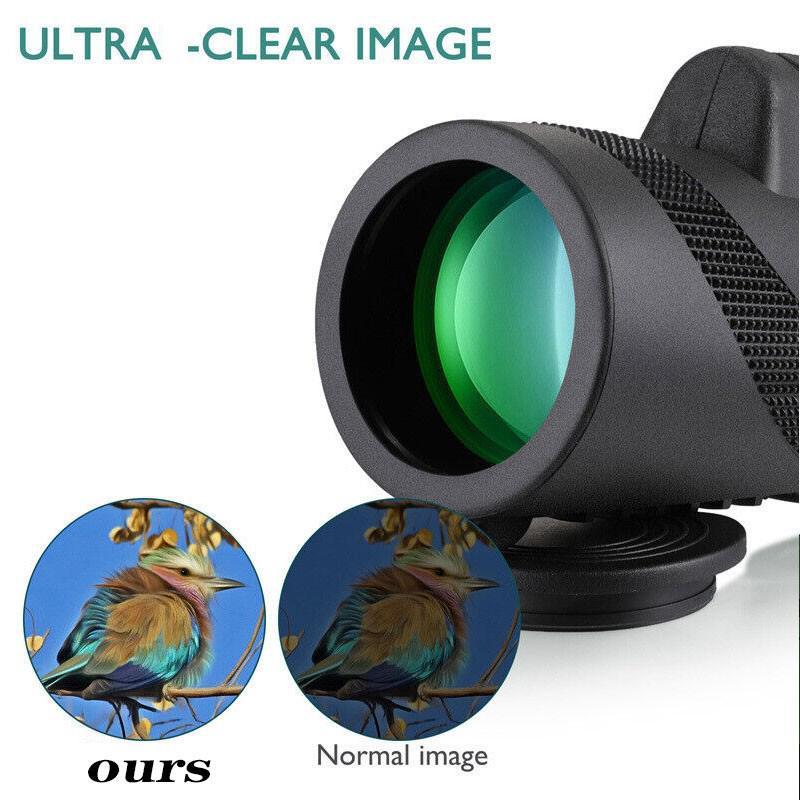Монокулярный бинокль, Монокулярный бинокль HD Vision с дальним зумом со штативом или без него Портативный компактный бинокль для наблюдения за птицами