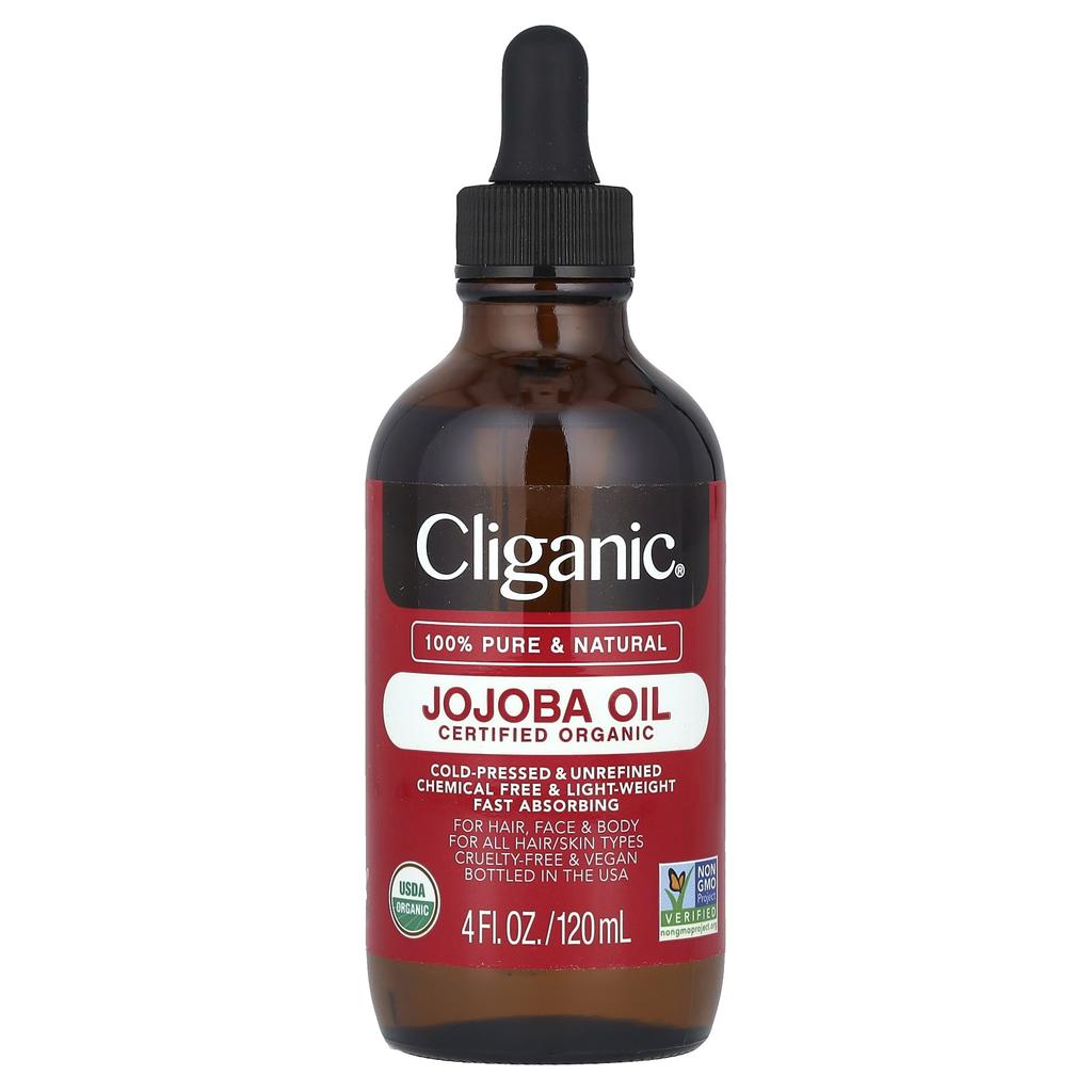 Organic Jojoba Oil, 120Ml(4Fl Oz)