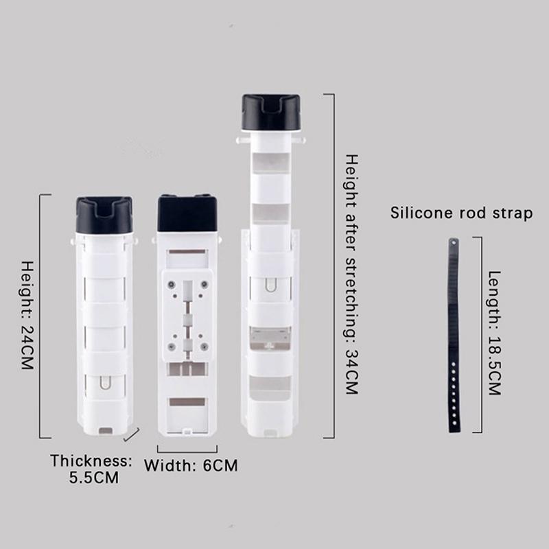 1 шт. Держатель для удочки Рыболовный ящик-холодильник Ящик для снастей Держатель-бочка Съемный кронштейн для удилища Регулируемая подставка-трубка для удилища Защелка