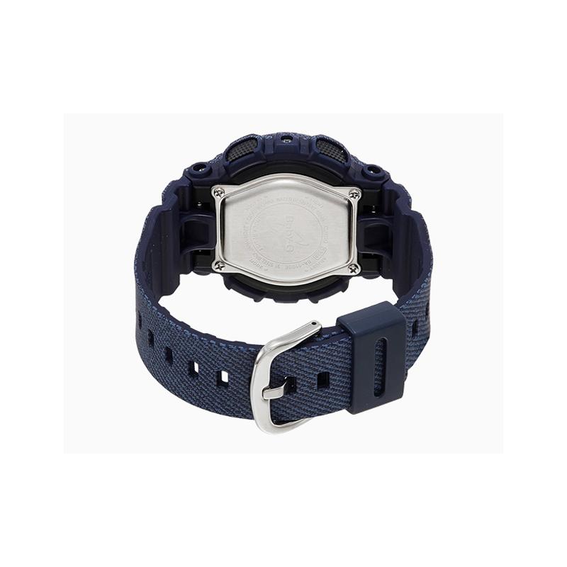 Casio Серия BABY-G, модные и стильные уличные двойной дисплей, многофункциональные, спортивные водонепроницаемые с большим циферблатом, кварцевый механизм, смола BA-110DE-2A1