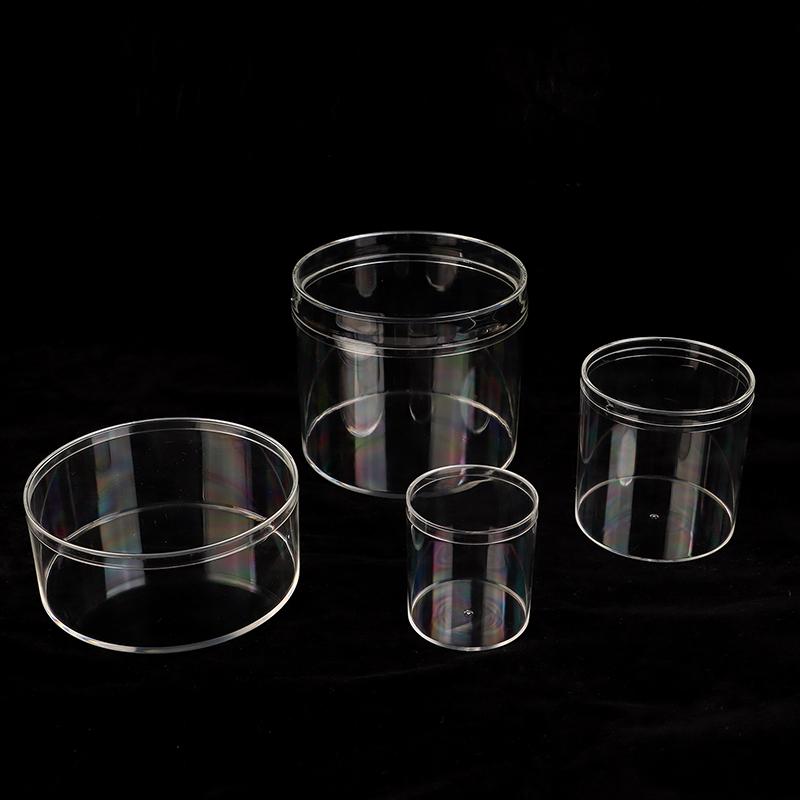 1 шт. акриловая коробка для конфет прозрачная пластиковая круглая коробка для торта десерта шоколад свадебная вечеринка сувенир упаковка контейнеры для хранения