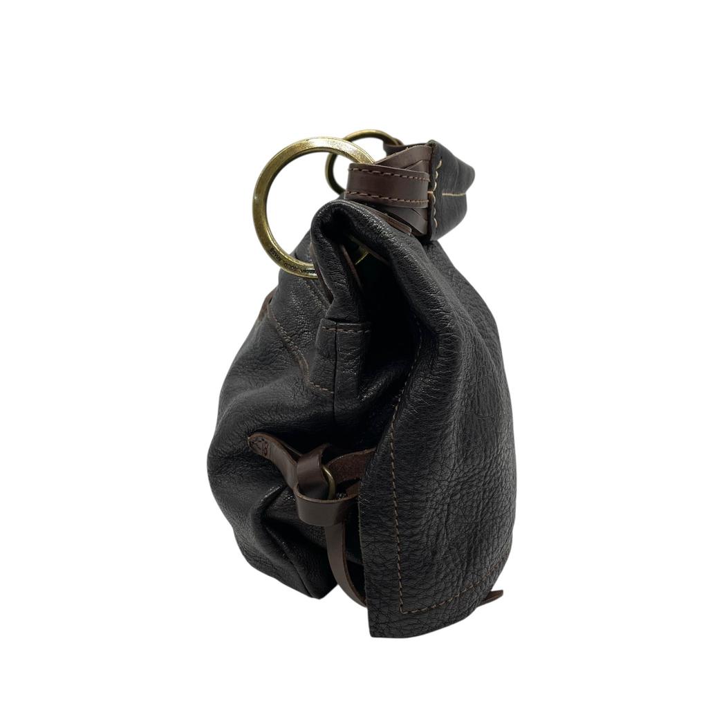 Used gentenHandbag Brown leather Women