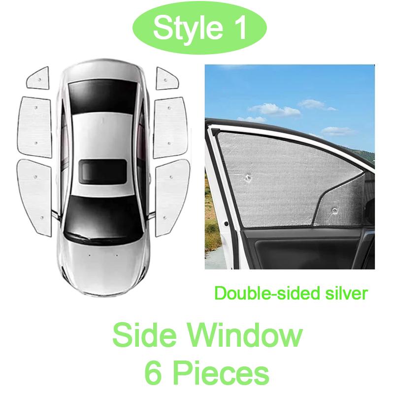 Car Sun Visors For XPeng X9 Accessories 2026 H93 2023-2026 Aluminum Foil Full Coverage Sunshades Anti UV Windshield Window Cover