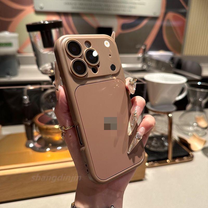 Подходит для iPhone 17 PRO MAX: Матовый чехол-книжка 2-в-1 для окна, Ударопрочный, Совместим с Apple 15/16
