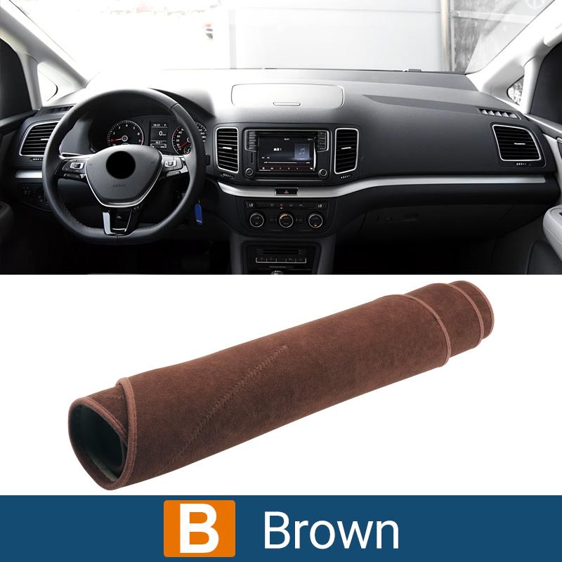 Чехол на приборную панель автомобиля, избегайте света, анти-УФ-ковер, нескользящий коврик для Volkswagen VW Sharan 7N 2012 2013 2014 2015 2016 2017