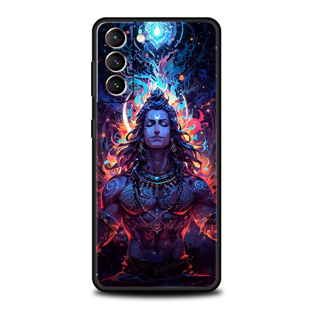 Лорд Шива Индуистский Бог Будда Индия Чехол для Телефона Для Samsung Galaxy S25 S24 S23 S22 S20 Ultra S21 FE 5G S10 Plus S10E Мягкая ТПУ Крышка