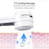 3 цвета LED фототерапия горячий холодный молоток криотерапия успокаивает кожу тепло лед нагрев аппарат для лица подтяжка кожи подтягивающее устройство