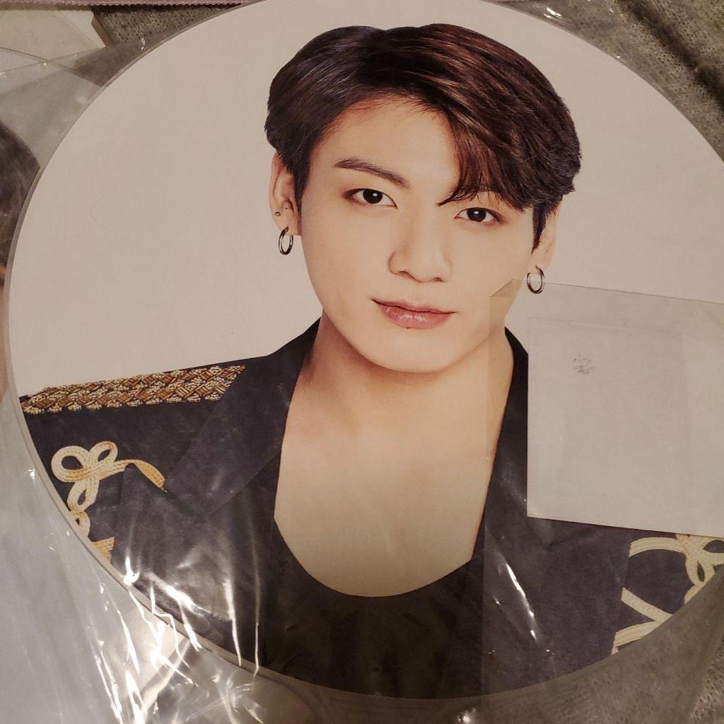 [USED] BTS Official Jungkook Fan Premium Photo Flag