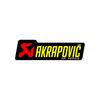 AKRAPOVIC Термостойкая наклейка на глушитель 90X26.5мм НОВЫЙ Логотип Серия SP