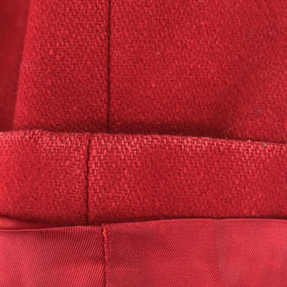 Calvin Klein 90-е Сделано в США Шерстяная смесь Старое двубортное пальто S Красный Женское Б/у