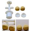 Mooncake Mold Press Set with 2 Stamps Practical Chestnut Shape Press Mold for DIY Cake Cookie Biscuit Dessert Making