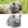 Прочная статуя животного для улицы, сада, газона, художественное украшение, садовая фигурка, смоляная скульптура