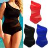 Women Swimsuit Bikini Swimsuit Net Sexy Swimsuit Neck Monokinis Swimsuit Ladies Front Ruched Blue Swimsuit Men'S Denim Shorts