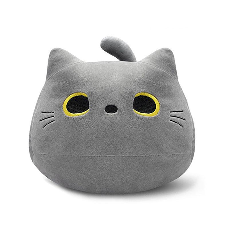 Черные кошки Плюшевые игрушки Белые серые кошки Игрушки Мягкие Забавные куклы Подарок ребенку Каваий Малыш Дети Хобби Игрушки