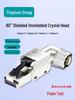 Yingman RJ45 Прямой Угол 360° Вращающийся Разъем для Сетевого Кабеля Cat6a/Cat7