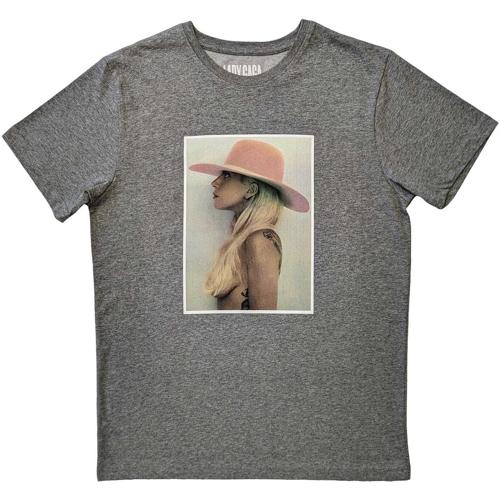 Lady Gaga Pink Hat Official Tee T-Shirt Mens Unisex