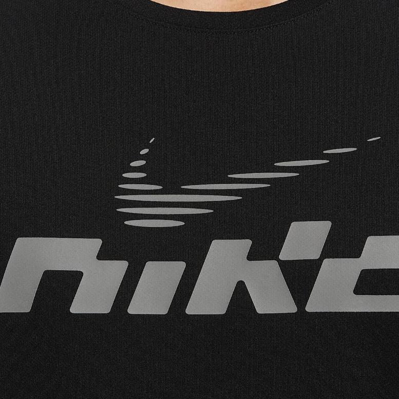 Nike Мужская футболка Miler Flash Черная IB4128-010