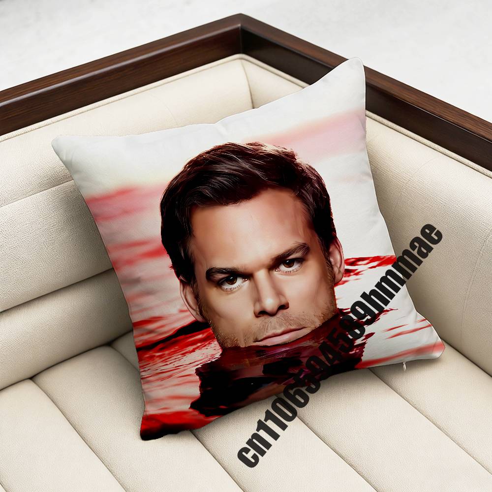 For D-Dexter M-Morgan Michael C Hall Throw Pillow Case Sham 45X45Cm 40X40Cm Square Car Pillowcase Pad Cushion Cover