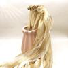 5Pcs Ribbon Wedding Wands Wedding Lace Ribbon Stick Bells Twirling Streamers