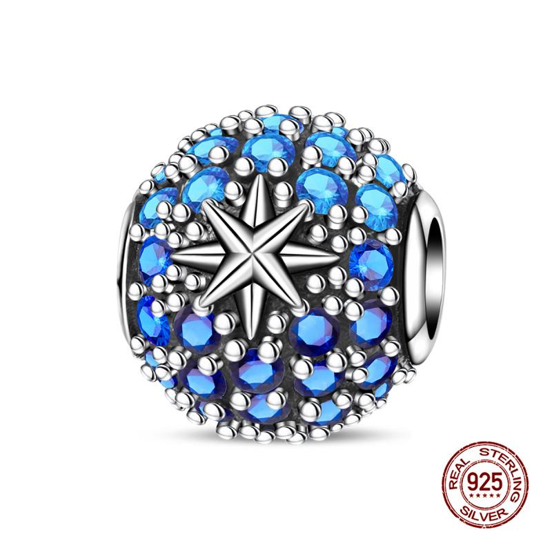 Charms Copper Fit Charms 3Mm Original Bracelet Womens Sunflower Bead Under The Moon Pendant Diy Fine Jewelry Gift New In