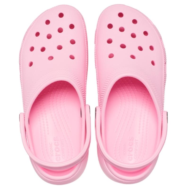Crocs Classic Platform Clog Sandals Women's 4.1cm Pink