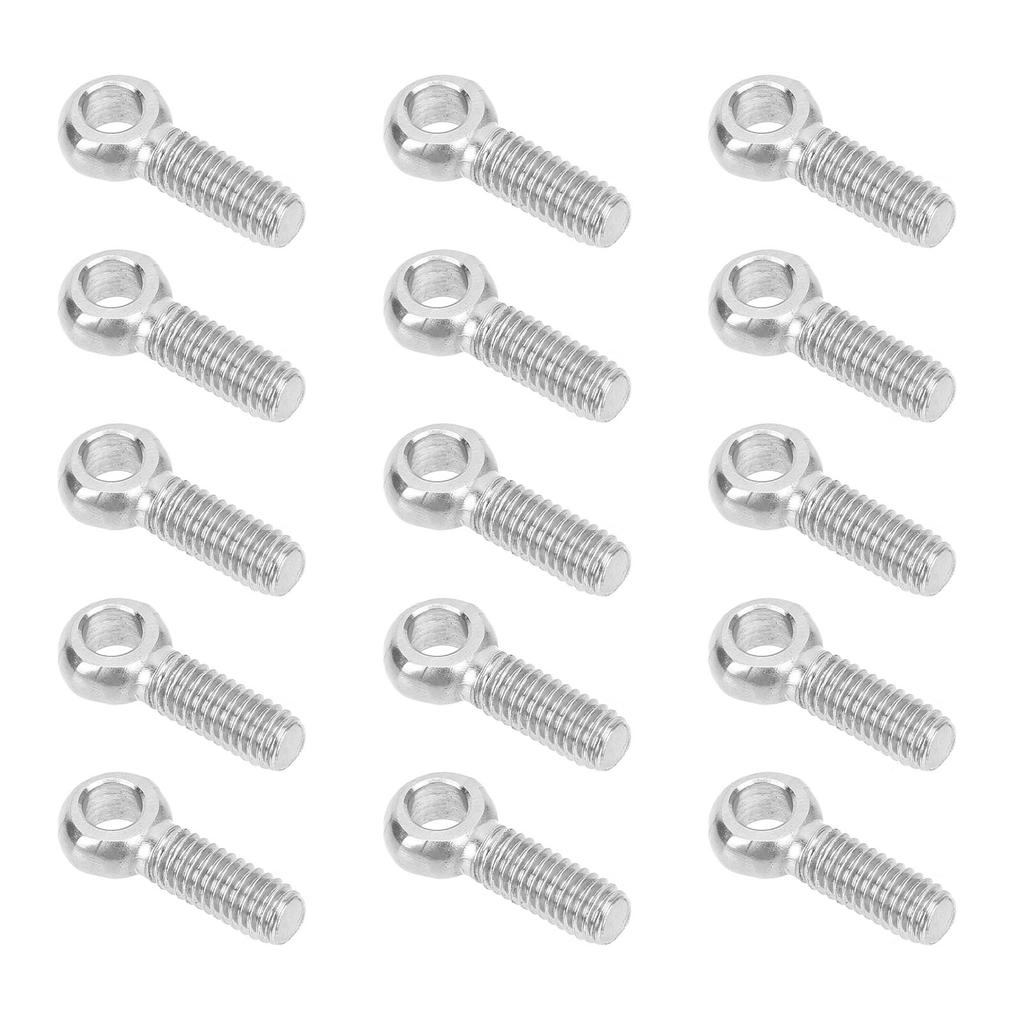20Pcs Lifting Eye Bolt 304 Stainless Steel AntiCorrosion Heavy Duty Machinery Shoulder M6