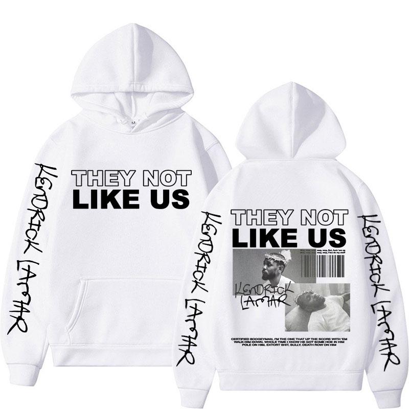 THey Not Like Us Альбом Худи Рэпера Винтажные Худи Kendrick Lamar 90-х Хип-Хоп Толстовки Мужские Женские Мода Харадзюку Оверсайз Худи