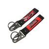 Motorcycle Embroidery Keychain Keyring Pendant Lanyard Men Gifts For Honda CB400 CB650 FCBF CBR25ORR CRF SH3O0 NC75O Accessories FL3 cwrt0