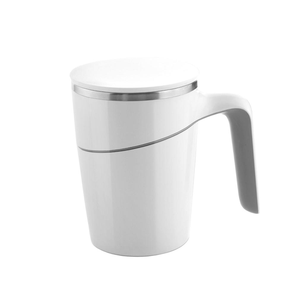 Fiu 470ml Elegant Non-fall Insulation Suction Water Tea Coffee Cup Mug White Innovation Magic