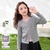 Girls' Long-Sleeve Bowknot Mock-Layer T-Shirt