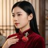 Musical Instrument Pipa Embroidery Lapel Pin Embroidery Chinese Style Badge  Cheongsam