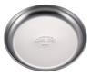 CAPTAIN STAG (CAPTAIN STAG) Stainless Steel Camping Plate, 16.5cm Diameter X 1.6cm Height, Made In Japan, Silver, UW-2025