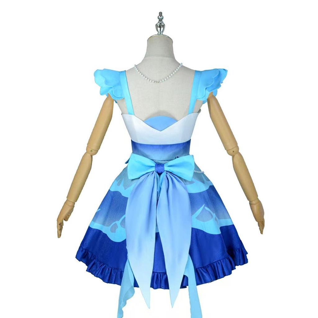 Красочный летний костюм Стеллы: Аниме Косплей Полный Комплект Вечеринка Яиц