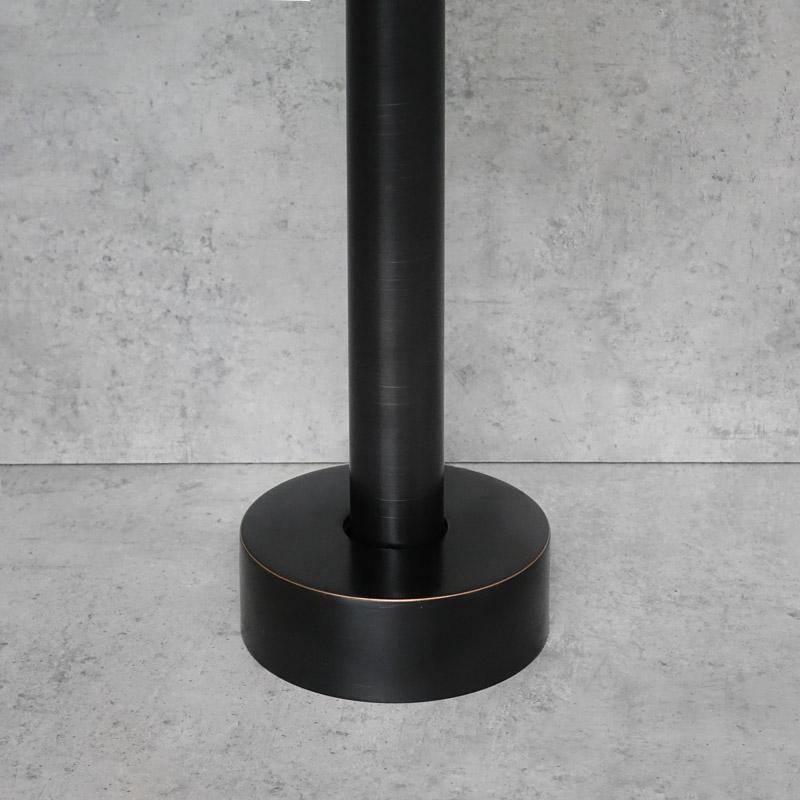 Freestanding floor-mounted bathtub faucet, black, LOLA 2