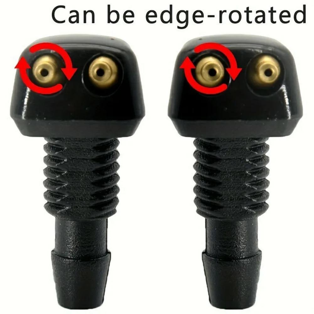 2 шт. Универсальная форсунка стеклоочистителя лобового стекла, струйный распылитель, регулировка выпускного отверстия для воды, автомобильная форсунка