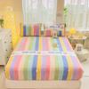 Winter Warm Fitted Sheet Elastic Bedspread Mattress Protector Cover Soft Touch Bed Linen Flannel Fitted Sheet Customized Size
