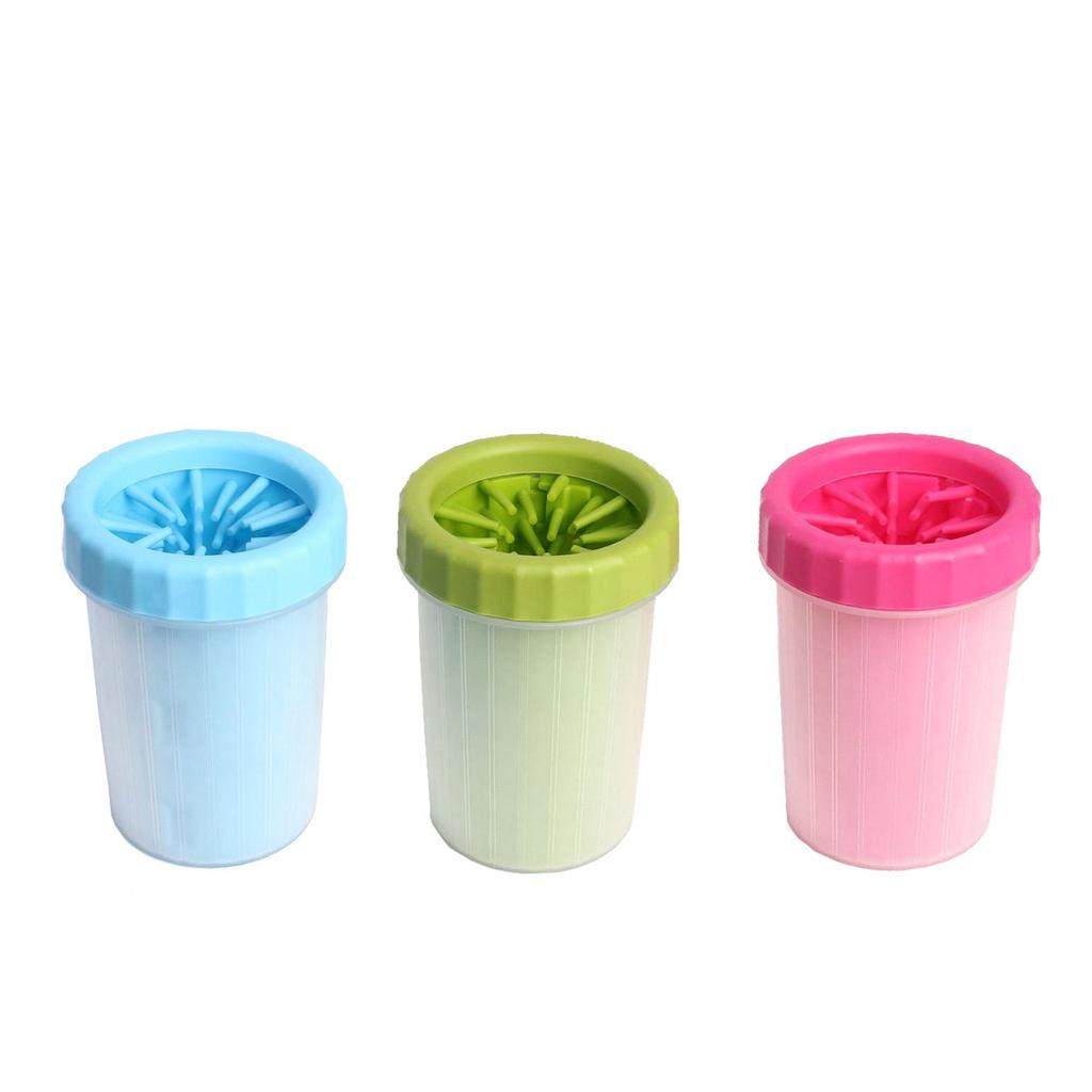 Силиконовый стаканчик для чистки лап собак - Инструмент для мытья лап домашних животных