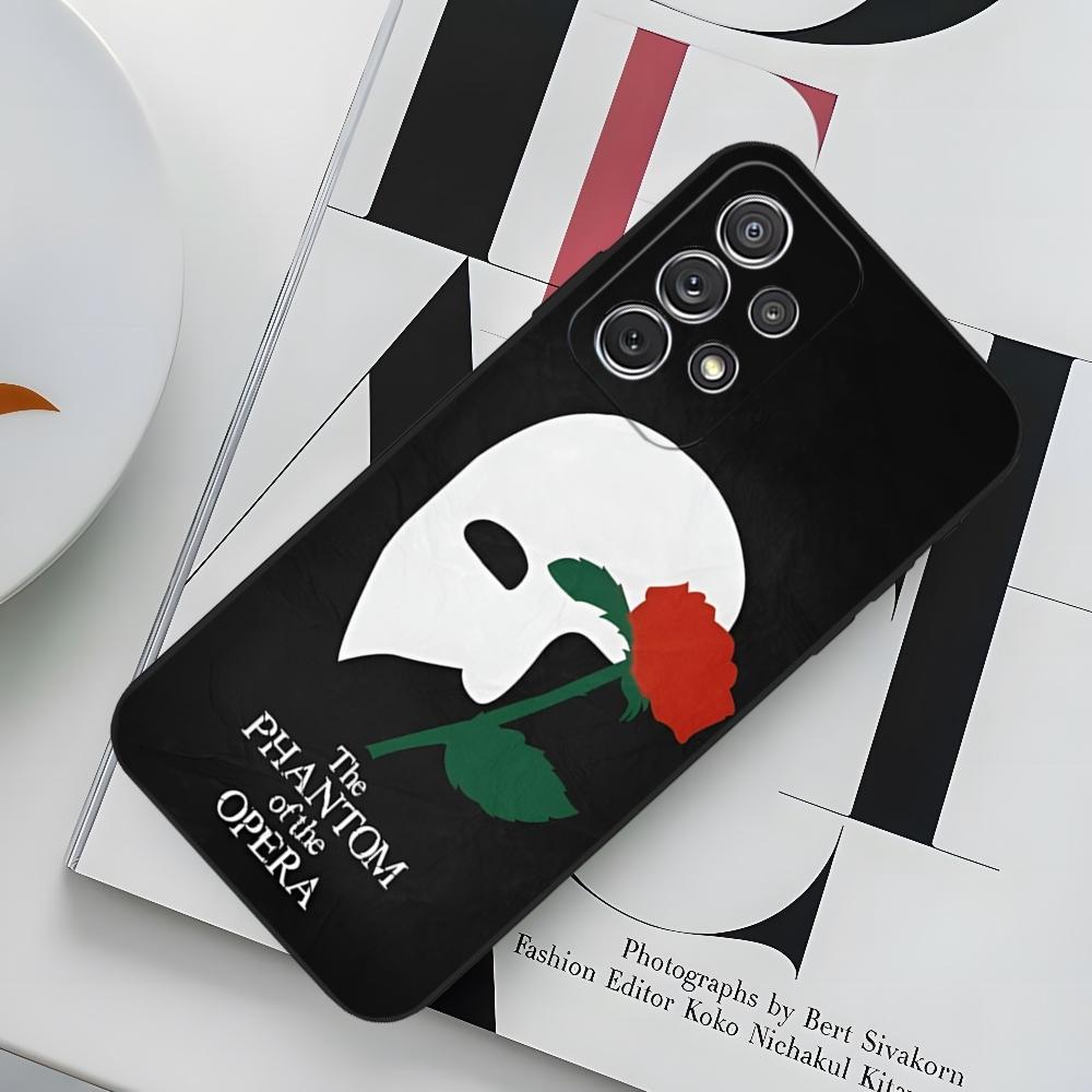 Чехол для телефона «Призрак Оперы» для Sumsung Galaxy S24 S23 S22 S21 S20 A24 A34 N20 M54 A54 A53 Fe Plus Ultra Черный Мягкий Чехол