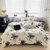Fashion Simple Printed Duvet Cover AB Version Spring and Summer Cotton Quilt Cover Skin Friendly Single Double Bed Quilt Cover