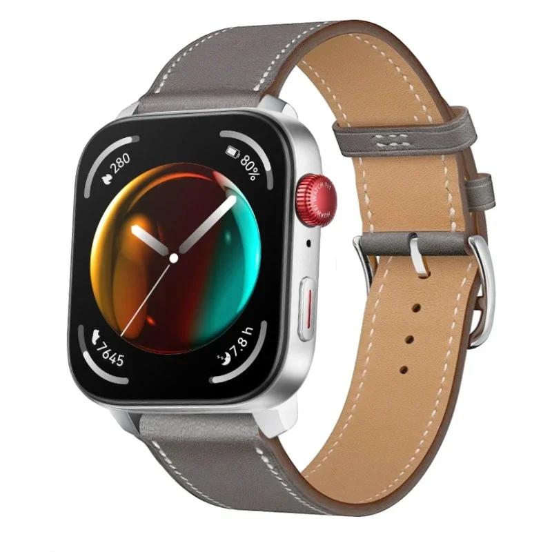 Высококачественный кожаный ремешок для Huawei Watch Fit 5 Pro/4 Pro, спортивный, удобный, дышащий браслет, аксессуар Correa для Huawei Fit 5/4/3