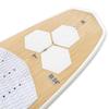 iBoard Surfboard Anti-Slip Traction Pads, 10-Piece Set - 6 Corner Non-Slip Deck Mat Pads - for All Types of Surfboards - White