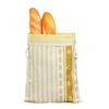 Reusable Fashion Cartoon Bread Shopping Bag with Organic Beeswax Cotton Linen for Homemade Sourdough Storage & Fresh Keeping