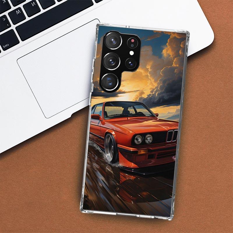 Классический винтажный старый ретро автомобильный чехол для телефона Samsung Galaxy S24 S23 S22 Ultra S21 S20 Fe S10 Plus S10E S9 S8 + Shell Coque