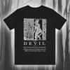 Футболка New Jersey Dance Devil Футболка Охота на ведьм Футболка Колдовство Тайна Салема Черная магия Унисекс Футболка с коротким рукавом