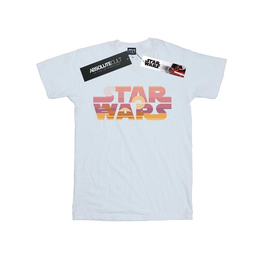 Star Wars Mens Tatooine Suns Logo T-Shirt