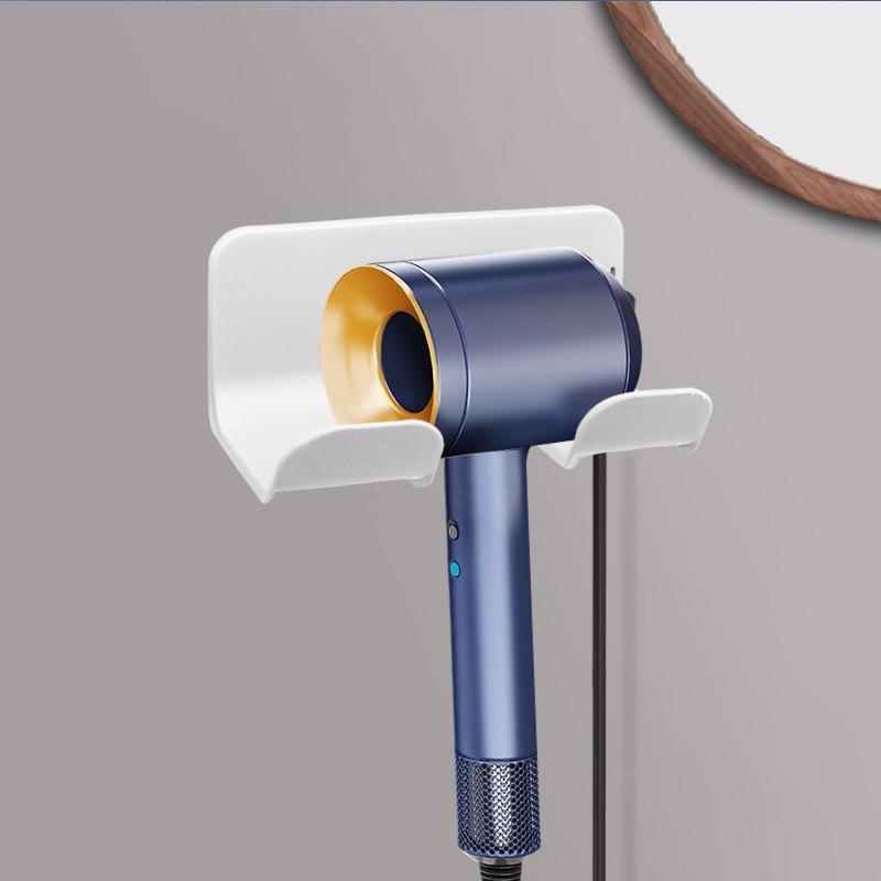 Кронштейн для фена Без сверления Подвеска для фена для ванной Комнатная полка Кронштейн для фена Подставка для фена