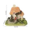 Simulation Thatched House Decoration Outdoor Garden Yard House Shape Bonsai Ornament