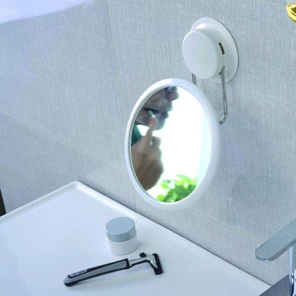 Adjustable Suction Cup Makeup Mirror 360 Degree Rotation Wall Mounted Vanity Mirror Women