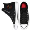 Converse Chuck Taylor All Star Comfortable and Versatile Non-Slip Resistant Lightweight High Top Espadrilles Women's Black & White