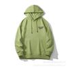 Unisex Oversized Hoodie With Silicone Letter Print Front Cotton Long Sleeve Pullover Fall